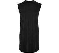 Urban Classics Ladies Modal Padded Shoulder Tank Dress Vestito, Nero, XS Donna