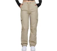 Urban Classics Ladies Nylon Cargo Pants Pantaloni, Concrete, XXXXL Donna