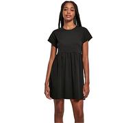 Urban Classics Ladies’ Organic Empire Valance Tee Dress Donna Miniabito Nero