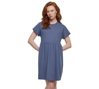 Urban Classics Ladies’ Organic Empire Valance Tee Dress Donna Miniabito Nero