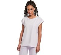 Urban Classics Ladies Organic Extended Shoulder Tee, Maglietta Donna, Viola (Softlilac), 5XL