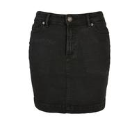 Urban Classics Gonna Corta a Vita Alta Denim Organico Elasticizzato Black Washed