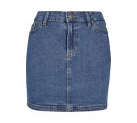 Urban Classics Ladies Organic Stretch Denim Mini Skirt Donna Minigonna Nero