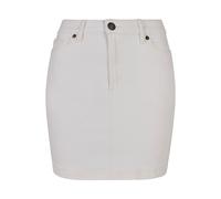 Urban Classics Minigonna Jeans Organico Elasticizzato Gonna, Offwhite Raw, 30 da Donna