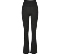 Urban Classics Leggings Organic Stretch Bootcut Donna Nero 4XL