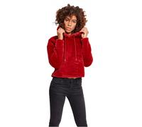 Urban Classics Ladies Oversize Breve Teddy Felpa Pullover Super Morbida IN Dame