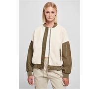 Urban Classics Ladies Oversize Sherpa Misto Bomber Jacket Donna Giacca da Pilota