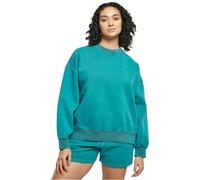 Urban Classics Ladies Oversize Stone Washed Girocollo Pullover Donna Nuovo
