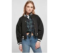 Urban Classics Ladies Oversized College Sweat Jacket Black Taglia: S | Bomber Outlet | Donna | Nero