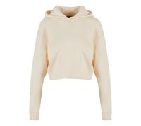 Urban Classics Felpa con Cappuccio da Donna Oversize Cropped Light Terry, Sabbia, XS