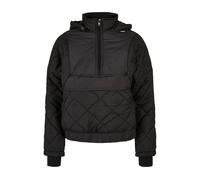 Urban Classics Ladies Oversized Diamond Quilted Pull Over Jacket Black Taglia: XS | Giacche Outlet | Donna | Nero
