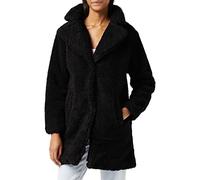 Urban Classics Ladies Oversized Sherpa Coat Giubbotto, Nero (Black 00007), L Donna