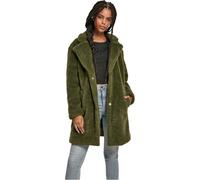 Urban Classics Ladies Oversized Sherpa Coat Giubbotto, Verde (Olive 00176), 3XL Donna