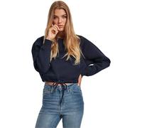 Urban Classics Ladies Oversized Short Raglan Crew Felpa, Blu (Midnight 01641), Medium Donna