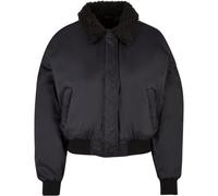 Urban Classics Ladies Pilota Bomber Jacket Donna Giacca Corto Oversize Sherpa