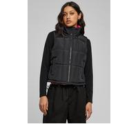 Urban Classics Ladies Reversible Cropped Puffer Vest Black/fuchsia Taglia: L | Gilet Outlet | Donna | Nero
