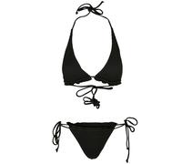 Urban Classics Ladies Rib Babylock Triangle Bikini Black Taglia: M | Bikini Outlet | Donna | Nero