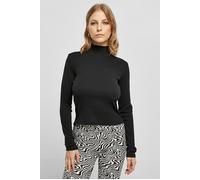 Urban Classics Ladies Rib Back Cut Out Longsleeve Black Taglia: L | Maglie a manica lunga Outlet | Donna | Nero