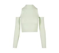 Urban Classics Ladies Rib Knit Cut Out Sleeve Longsleeve Lightmint Taglia: M | Maglioni a maglia Outlet | Donna |