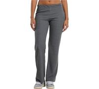 Urban Classics Ladies Rib Pants Donna Pantaloni Grigio Sport XL 80% Poliestere, 20% Viscosa Bootcut
