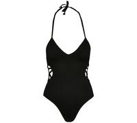 Urban Classics Ladies Rib Swimsuit Black Taglia: S | Costumi Interi Outlet | Donna | Nero