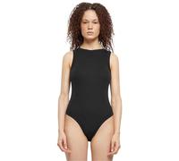 Urban Classics Ladies Ribbed Tank Bodysuit Donna Body nero S 95% cotone, 5% elasthane