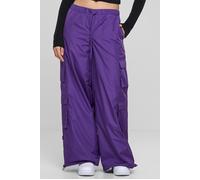 Urban Classics Ladies Ripstop Double Cargo Pants Pantaloni, Realviolet, L Donna