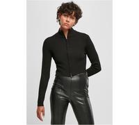 Urban Classics Ladies Ritagliato Ribknit Zip Cardigan Donna Cardigan Regular Fit