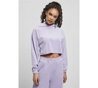 Urban Classics Ladies Ritagliato Velvet Oversize Felpa Pullover Pancia Scoperta