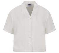 Urban Classics Ladies Seersucker Camicia Donna Camicetta Geknöpftes Cotone Nuovo