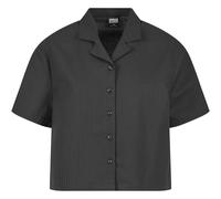 Urban Classics Ladies Seersucker Camicia Donna Camicetta Geknöpftes Cotone Nuovo