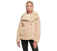 Urban Classics Ladies Sherpa Biker Jacket, Giacca, Donna, Beige (Unionbeige), XL