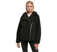 Urban Classics Ladies Sherpa Biker Jacket, Giacca, Donna, Nero (Black), L