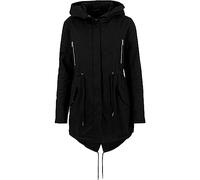 Urban Classics Parka di mezza stagione nero, Taglia XS