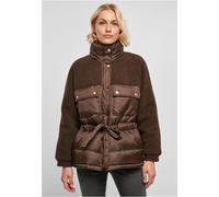 Urban Classics Ladies Sherpa Mix Buffer Giacca Invernale Giacca a Vento Colletto