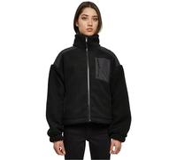 Urban Classics Ladies Sherpa Mix Jacket Giacca, Black, S Donna