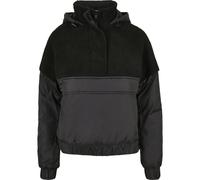 Urban Classics Ladies Sherpa Mix Maglione Sopra Giacca Mezza Zip Similpelliccia