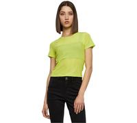 Urban Classics Ladies Short Mesh Tee T-Shirt, Frozenyellow, XXL Donna