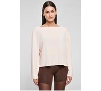 Urban Classics Ladies Short Modal Bateau Necklinie Longsleeve Pink Taglia: L | Maglie a manica lunga Outlet | Donna | Rosa
