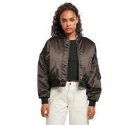 Urban Classics Ladies Short Oversized Satin Bomber Jacket Giacca, Nero, XXXL Donna