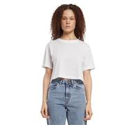 Urban Classics Ladies Short Oversized Tee Donna T-Shirt Bianco 100% Cotone Boxy