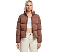 Urban Classics Ladies Short Peached Puffer Jacket Giacca, Corteccia, XL Donna