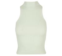 Urban Classics Ladies Short Rib Knit Turtleneck Top Lightmint Taglia: XXL | Canottiere Outlet | Donna