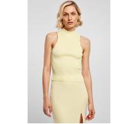 Urban Classics Ladies Short Rib Knit Turtleneck Top Softyellow Taglia: XXL | Canottiere Outlet | Donna | Giallo