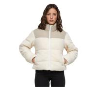 Urban Classics Giacca corta da donna in misto sherpa TB6147 XS Beige