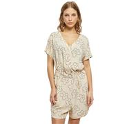 Urban Classics Ladies Short Viscose Belt Jumpsuit, Jumpsuit Donna, Beige, M
