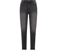 Urban Classics Ladies Skinny High Cintola Aperto Hem Jeans Donna Hosen Cotone