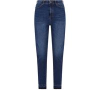 Urban Classics Ladies Skinny High Cintola Aperto Hem Jeans Donna Hosen Cotone