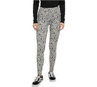 Urban Classics Ladies Soft AOP Leggings Donna Leggings Nero 92% Poliestere, 8% elasthane