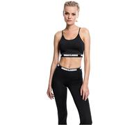Urban Classics Ladies Sports Bra Reggiseno Sportivo, Nero (Black 7), 3B Donna